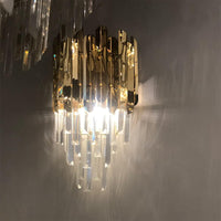 Аплик за стена Cristal Shiny Golden Chrome
