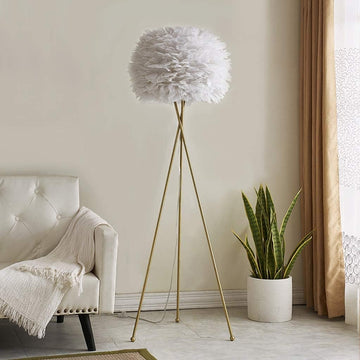 Лампадар Luxury Feather GOLD 160cm