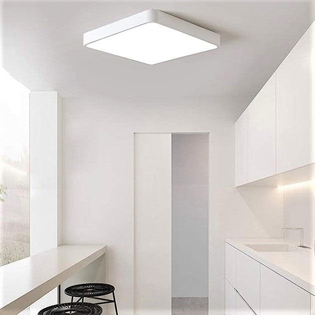 LED плафон ULTRA-THIN 30W квадратен, еквивалентен на 300W