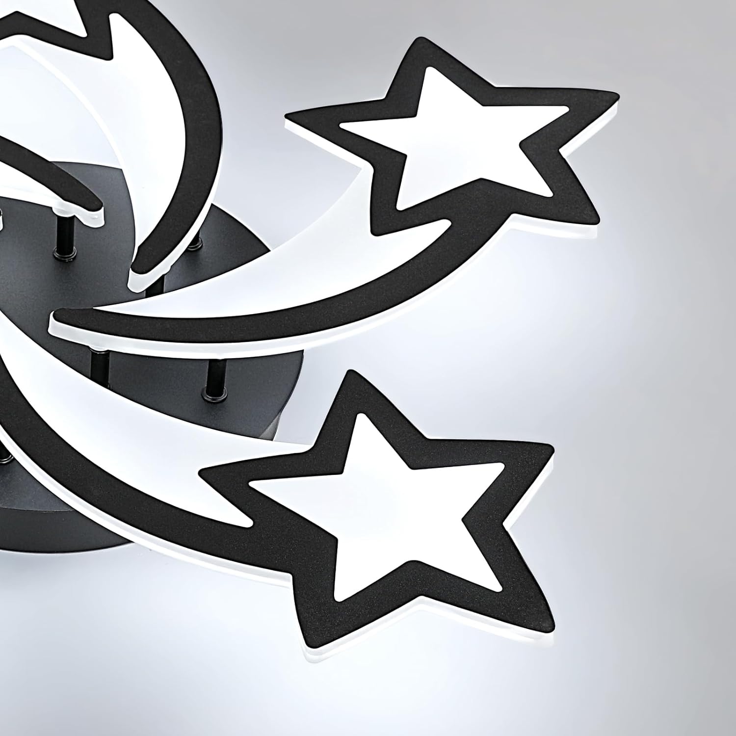 LED осветително тяло STAR DESIGN BLACK еквивалент 600W с дистанционно