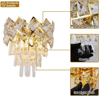 Аплик за стена Malli Gold Cristal