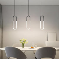 Pendul LED HALO Black Echivalent 140W MINIMALIST DESIGN / NEAGRA led ceiling light