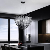 Полилей кристал LUXURY Silver Tears 45CM