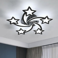 LED осветително тяло STAR DESIGN BLACK еквивалент 600W с дистанционно