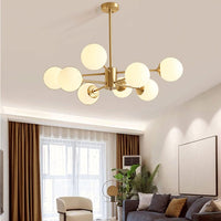 Осветително тяло Абажур MAT GOLD 8XE27 DX103-4+4 GD