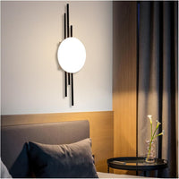 LED аплик 20W Luxury Fine Lines Black