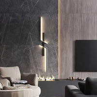 LED аплик Modern Lines Black 100cm Еквивалент 200W