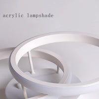 LED осветително тяло 22W DOUBLE CIRCLE със сензор за движение, еквивалент 150W