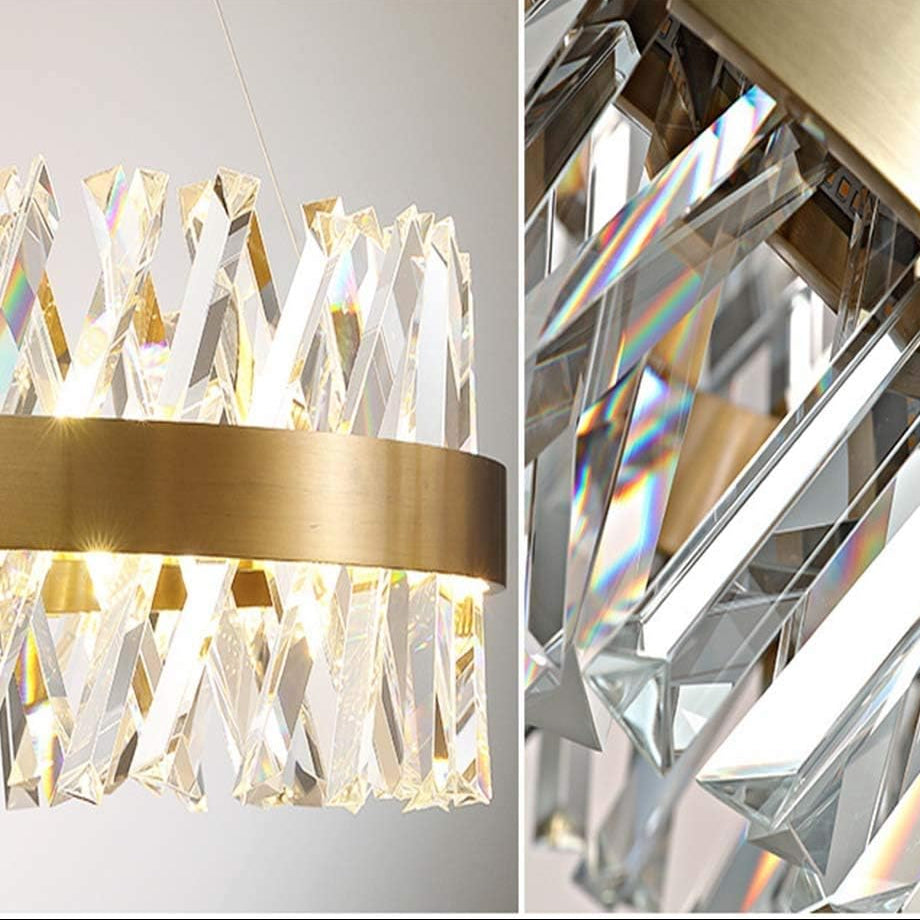 LED полилей Valdoria Gold Crystal с дистанционно управление 50CM
