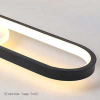 LED аплик с подвижни спотове 80cm Бял+Черен еквивалент 200W