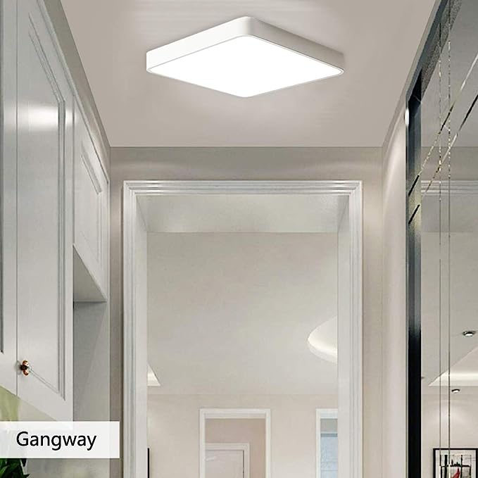 LED плафон ULTRA-THIN 30W квадратен, еквивалентен на 300W
