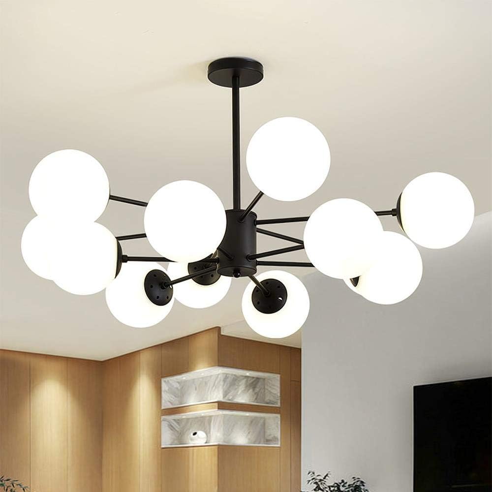 Осветително тяло Абажур MAT BLACK 12XE27 DX103/6+6