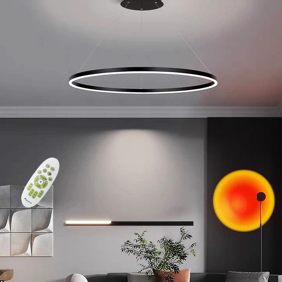 LED осветително тяло WONDERLAND Black 1 сегмент еквивалент 300W
