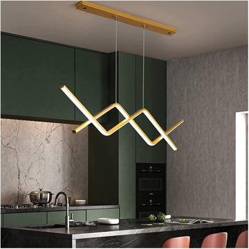 LED осветително тяло пендел GOLD LINES, еквивалент 300W, с дистанционно