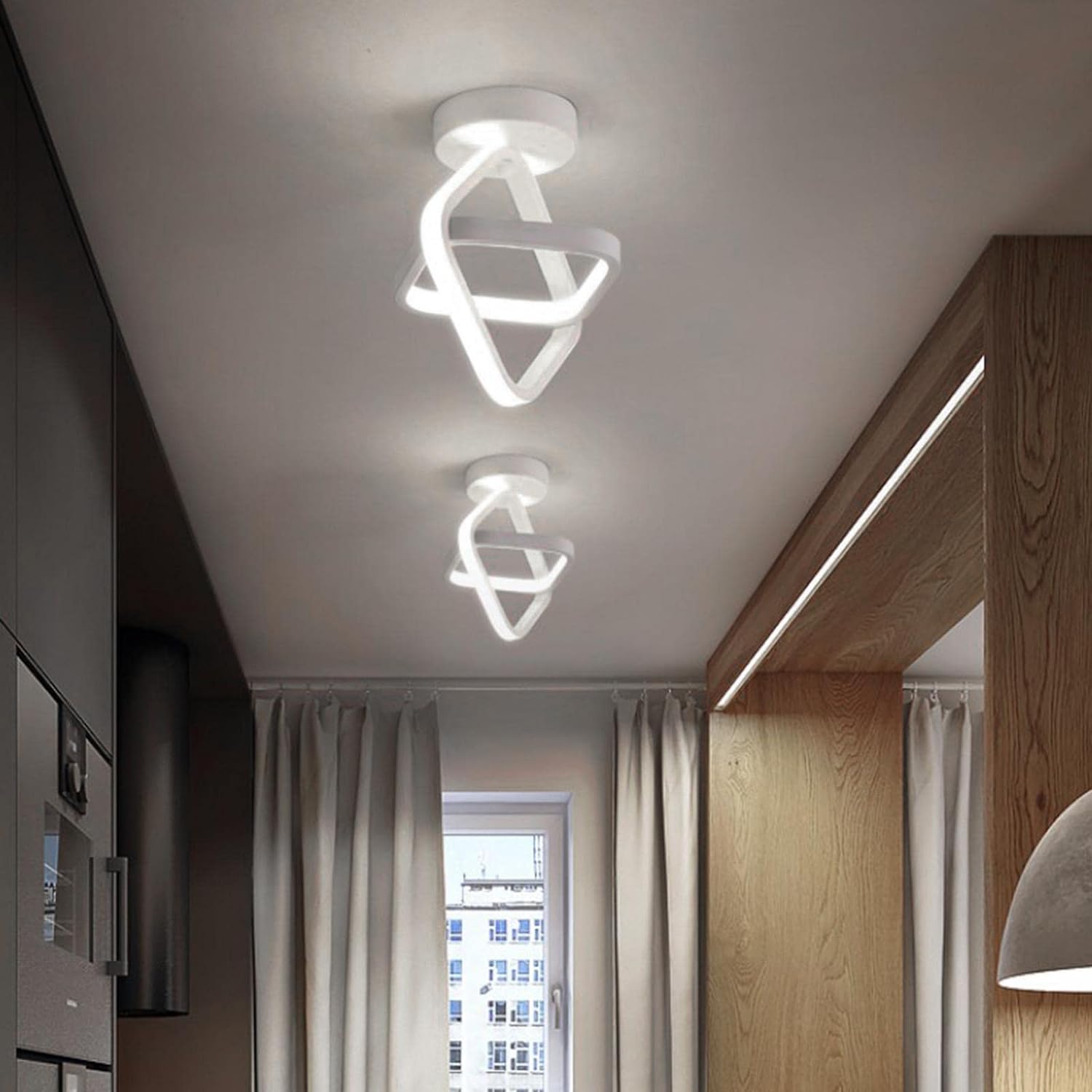 Lustra Led Infinity Square Echivalent 200W Led Ceiling Light