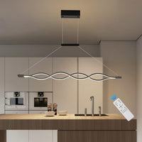 LED осветително тяло Waves Black еквивалент 800W с дистанционно