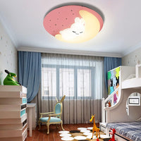 LED осветително тяло Pink Sleepy Bunny Еквивалент 300W Дистанционно