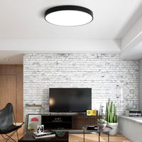 LED плафон ULTRA-THIN BLACK 40W, кръгъл, еквивалент на 400W