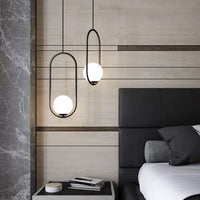 Pendul Nordic Half Moon Black NEAGRA / NORDIC Lighting Fixtures