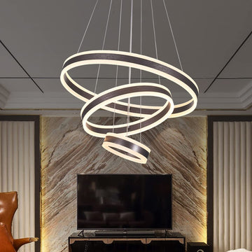 LED осветително тяло 308W KING Wenge 3 сегмента с дистанционно