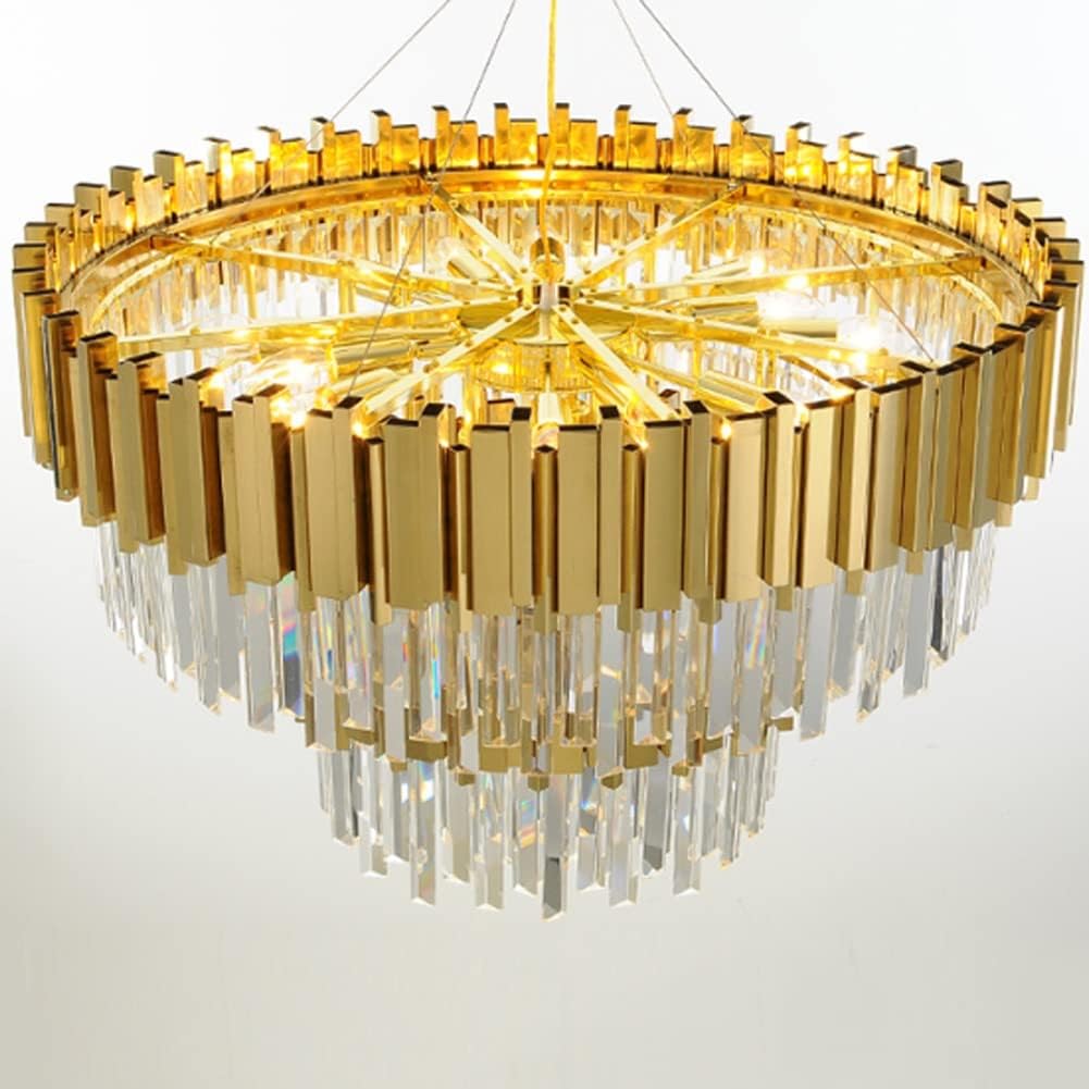 Candelabru Cristal Glory Golden Luxury 800 + 500Mm Chandeliers Crystal