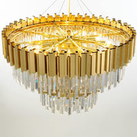 Candelabru Cristal Glory Golden Luxury 800 + 500Mm Chandeliers Crystal