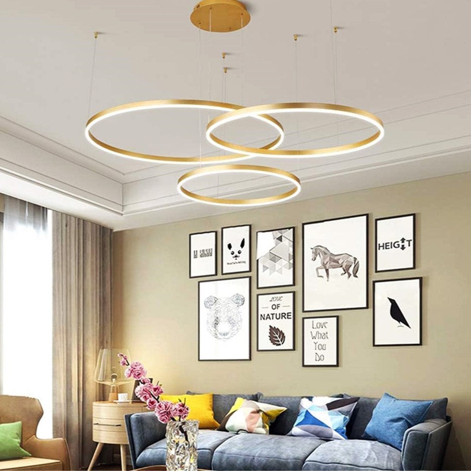 LED осветително тяло WONDERLAND GOLD 3 подвижни сегмента с дистанционно - 30+40+60cm