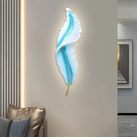 Aplica Led Luxury Feather 36W 87Cm Blue Sky Wall Light Fixtures
