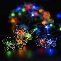 Соларен LED гирлянд Flowers линеен 50 LED 6.5m