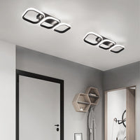 LED осветително тяло 60W ENZO SQUARE BLACK еквивалент 300W