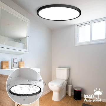 Plafoniera LED Baie 40W 50cm IP40 3 Lumini Echivalent 320W 3 FUNCTII / 40W led ceiling light