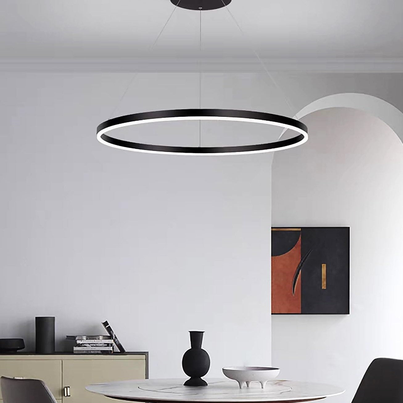 LED осветително тяло WONDERLAND Black 1 сегмент еквивалент 300W