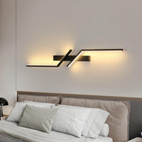 Aplica LED Modern Lines Black 80cm Echivalent 150W 80CM / NEAGRA / MINIMALIST DESIGN Wall Light Fixtures