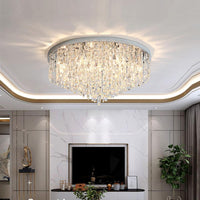 Candelabru Cristal MARY Silver 50cm Telecomanda ARGINTIE / 50CM / CRISTAL Chandeliers