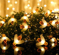 Соларна линейна LED инсталация Пчеличка 50 LED 6.5m