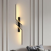 LED аплик Modern Lines Black 60cm еквивалент 100W