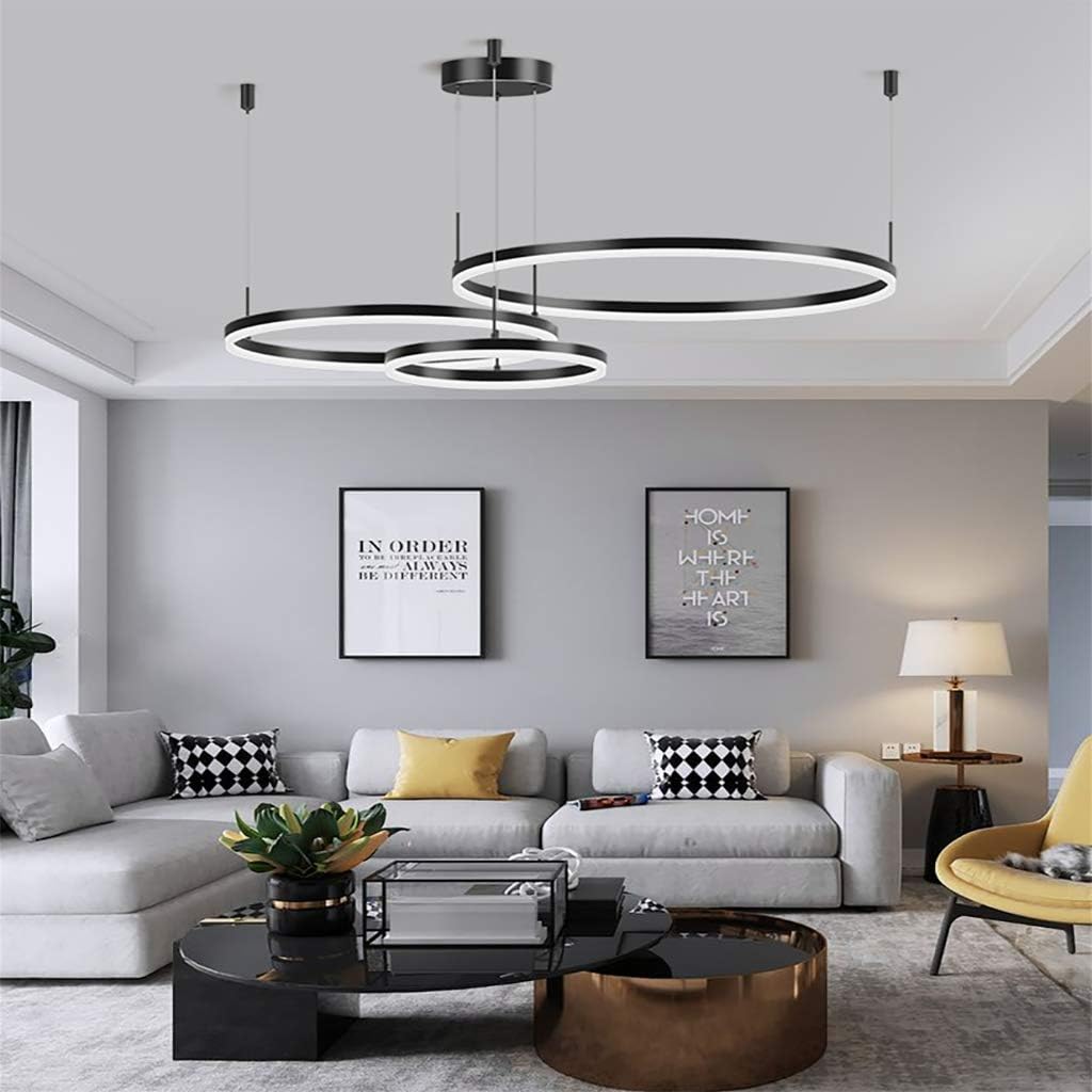 LED осветително тяло WONDERLAND Black 3 подвижни сегмента - 40+60+80cm еквивалент 800W