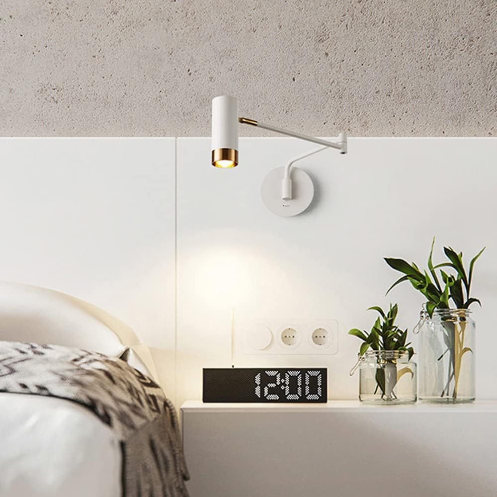 LED аплик AVANI Регулируем Бял+златист