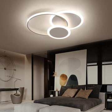 LED осветително тяло ARAGORN Rings Бял Еквивалент 500W Дистанционно