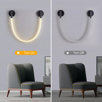 LED аплик Nordic Style Light Rope Tube G4011 Black