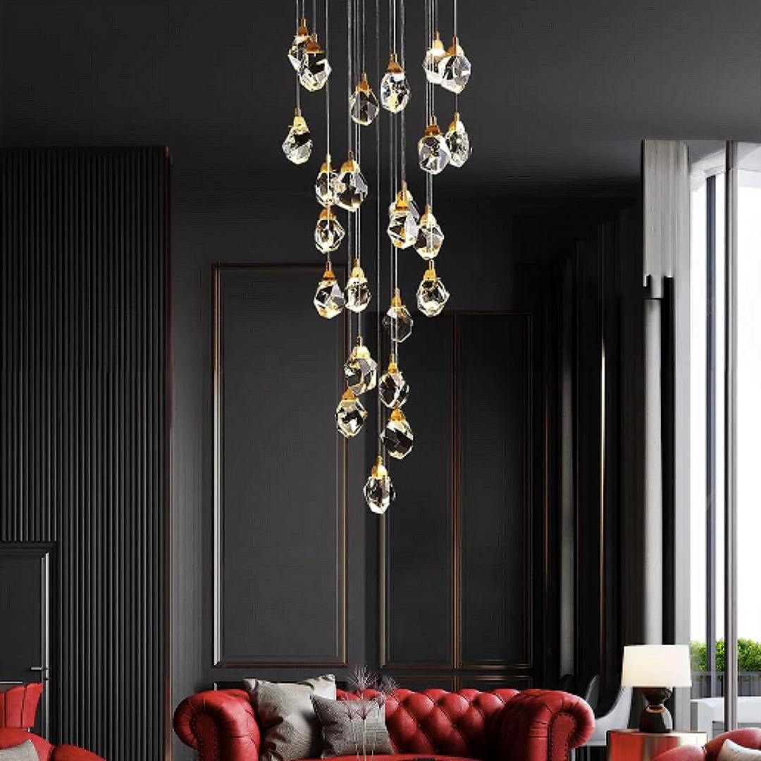 Осветително тяло LED Luxury Crystal Flowing Diamonds