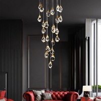 Осветително тяло LED Luxury Crystal Flowing Diamonds