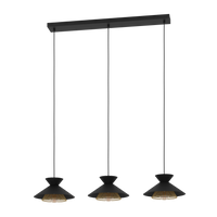 Осветително тяло висящо GRIZEDALE Black 110CM