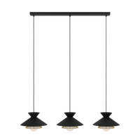 Осветително тяло висящо GRIZEDALE Black 110CM