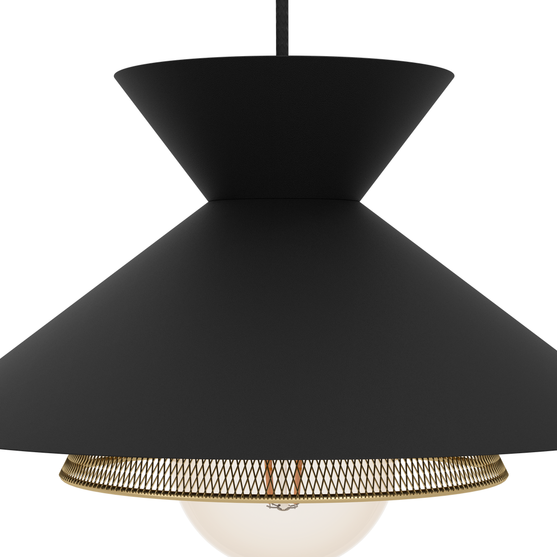 Осветително тяло висящо GRIZEDALE Black 110CM