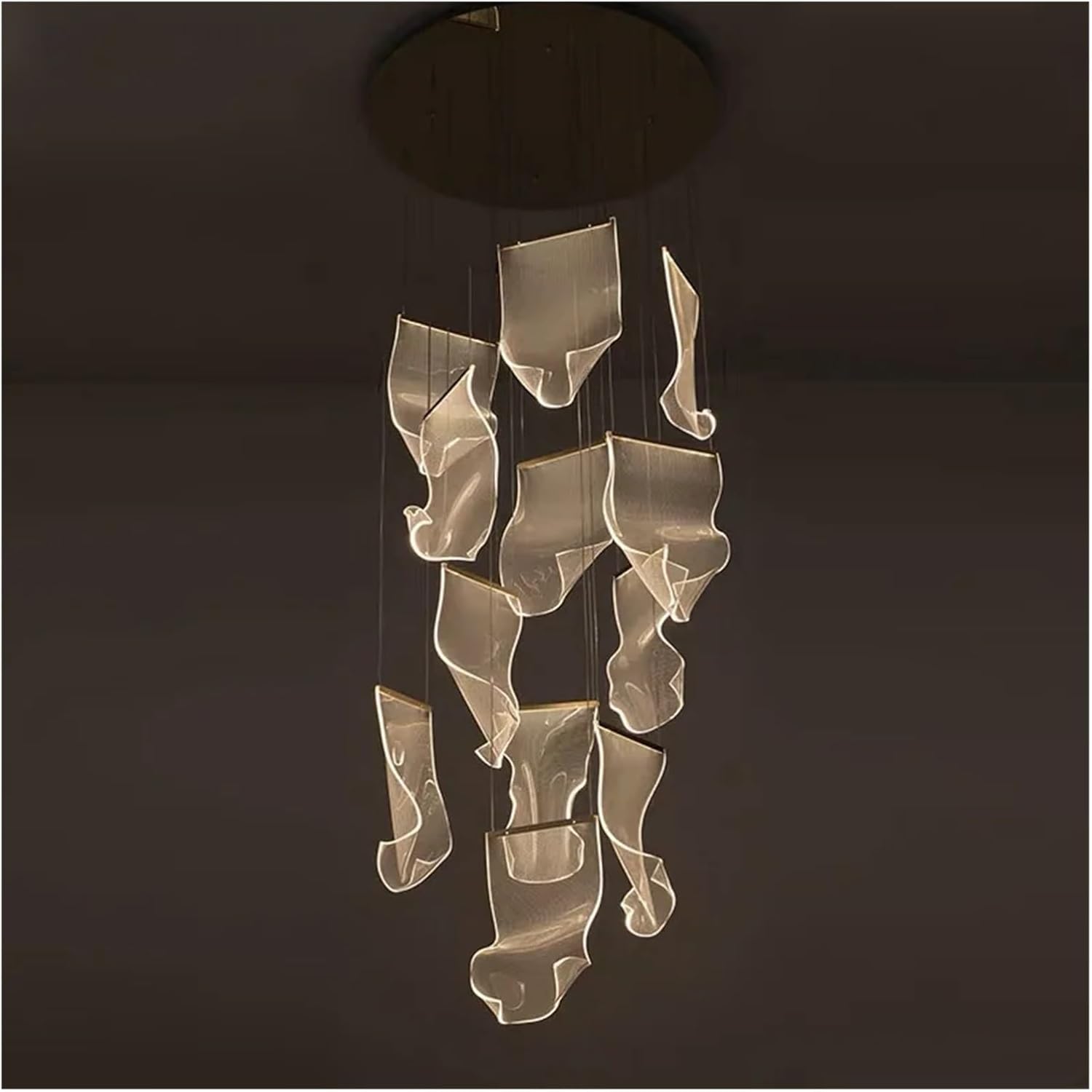 LED осветително тяло Luxury PAPER QUILL GOLD 12 елемента Еквивалент 300W