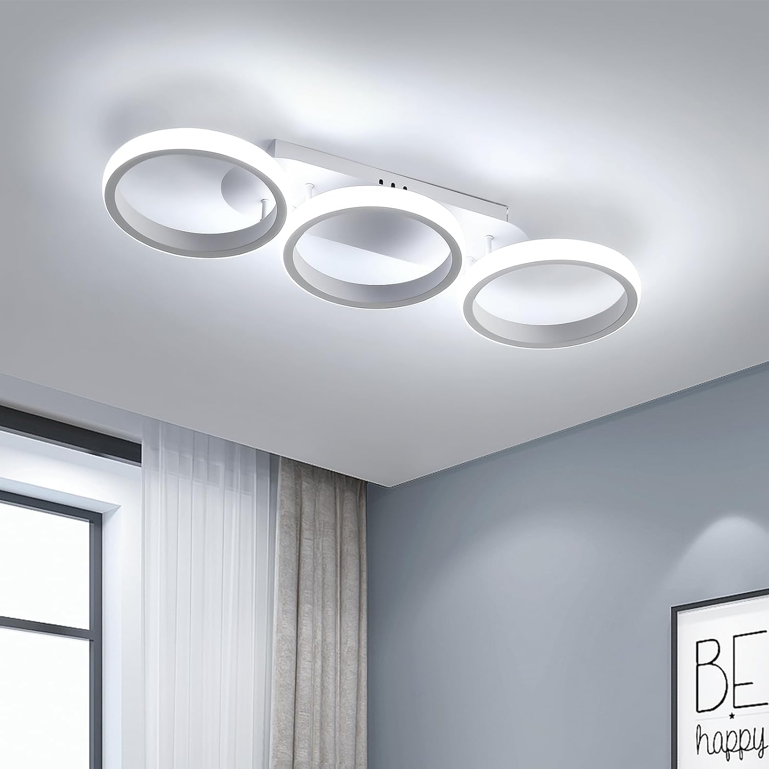 LED осветително тяло 54W ENZO CIRCLE БЯЛ Еквивалент 300W