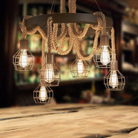 Осветително тяло Retro Design Circle 6xE27
