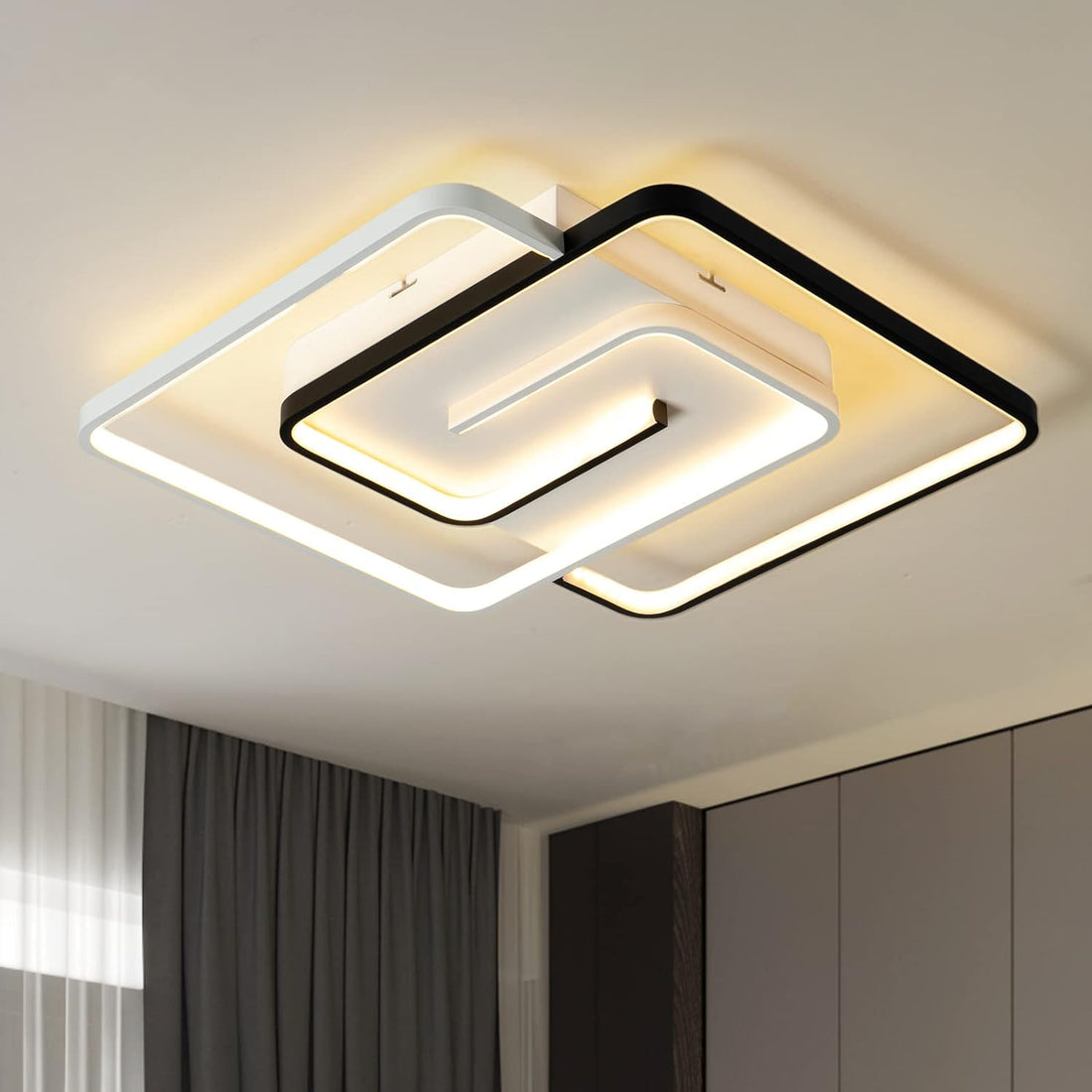 LED осветително тяло GRUYA SQUARE Еквивалент 500W с дистанционно