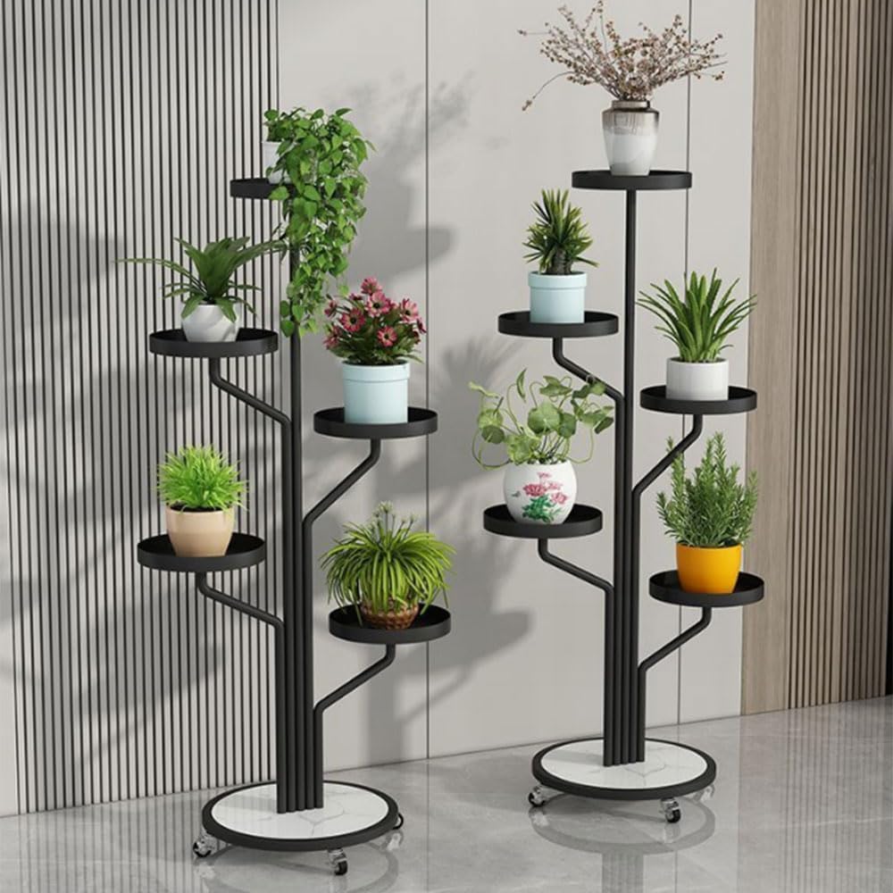 Декоративна стойка за растения с 6 нива Botanical Spire 130CM